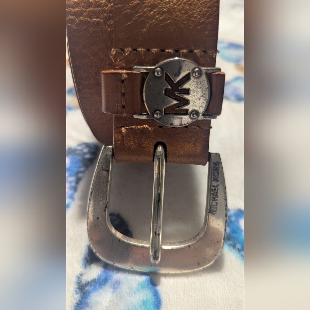Michael Kors Tan Leather Belt Bag